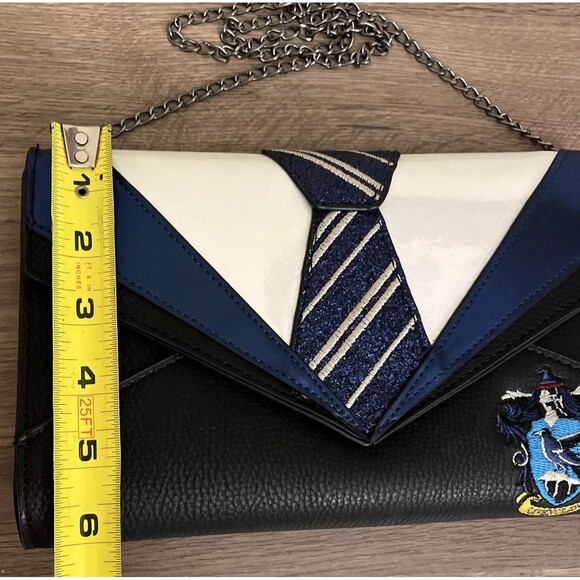 Danielle Nicole x Harry Potter Ravenclaw Uniform Purse w Chain Clutch, Perfect! - Picture 5 of 16